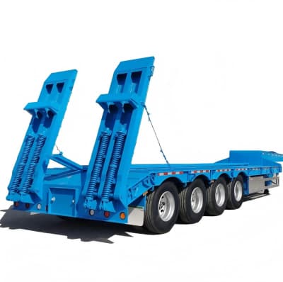 ship heavy-duty low bed truck by roro